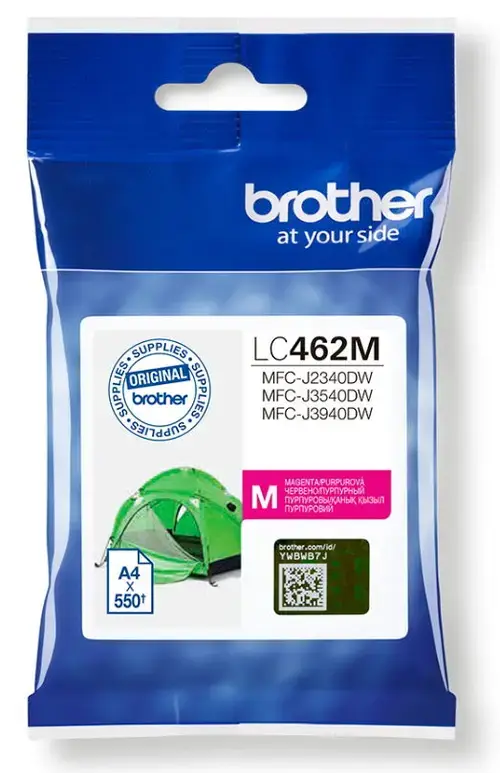 Cartus cerneala Brother LC-462M, capacitate 550 pagini (Magenta)