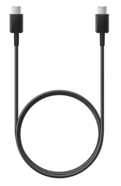 Cablu de date Samsung EP-DA705BBE, GP-TOU021RFBBW, 3A, USB Type-C - USB Type-C, 1m, Bulk (Negru)