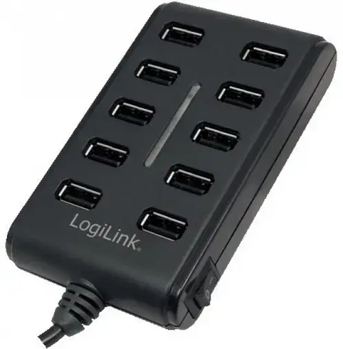 Hub USB LogiLink UA0125 10 porturi (Negru)