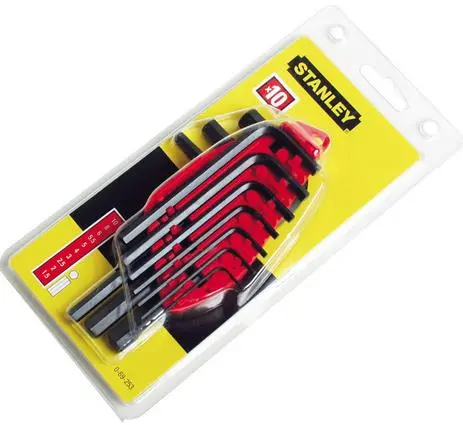 Set de 10 imbusuri Stanley 1.5-10mm