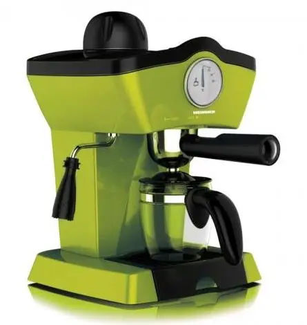Espressor Heinner Charm HEM-200GR, 0.25l, 5 bar, 800W (Negru-Verde)