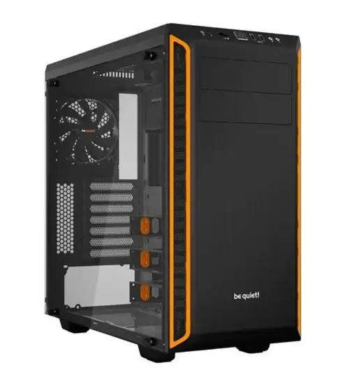 Carcasa Be Quiet! Pure Base 600, MidTower (Negru/Portocaliu)
