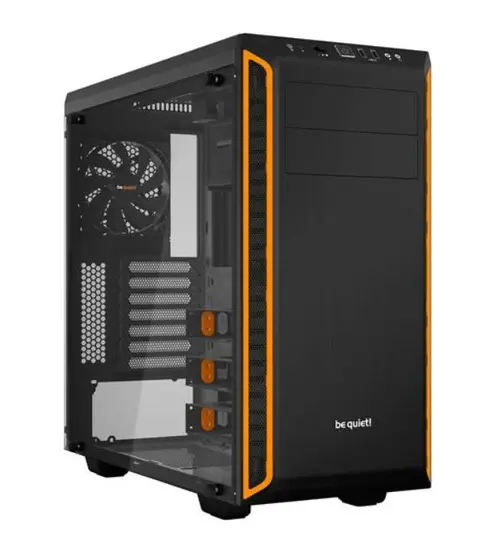 Carcasa Be Quiet! Pure Base 600, MidTower (Negru/Portocaliu)