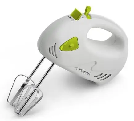 Mixer de mana Esperanza EKM007G MUFFIN, 125W (Alb-Verde)
