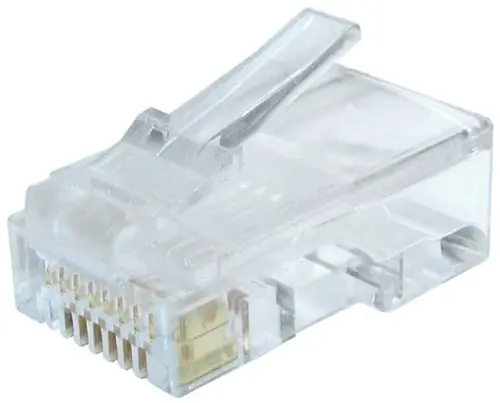 Mufa Gembird LC-8P8C-002/50, RJ-45, pentru cablu UTP Cat 6, Set 50 buc.