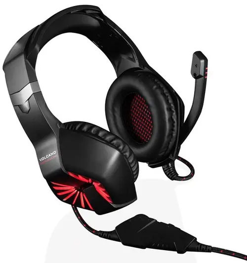 Casti Gaming Modecom Volcano MC-839 Sword, Microfon (Negru/Rosu)