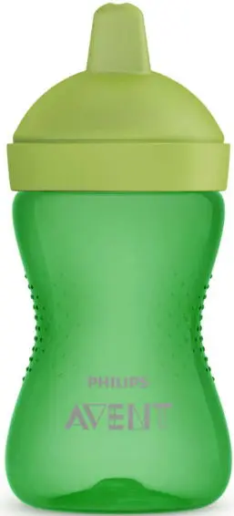 Cana cu tetina moale Philips AVENT SCF804/03, 300 ml (Verde)