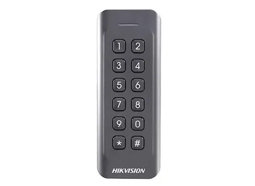 Card Reader Hikvision DS-K1802EK, EM card, 125 KHz, procesor 32-bit, IP 65 (Negru)