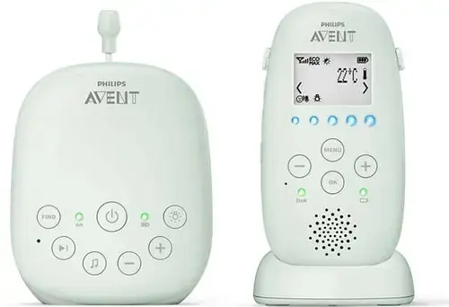 Sistem de monitorizare Philips Avent DECT SCD721/26 (Alb)