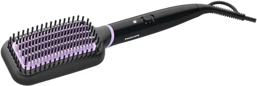 Perie cu aer cald pentru indreptarea parului Philips StyleCare Essential BHH880/00, 200°C, 2 setari de temperatura, Invelis ceramic (Negru)