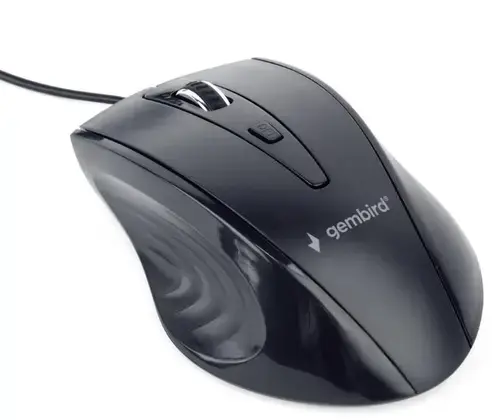 Mouse Gembird MUS-4B-02, 1200 DPI, Optic (Negru)