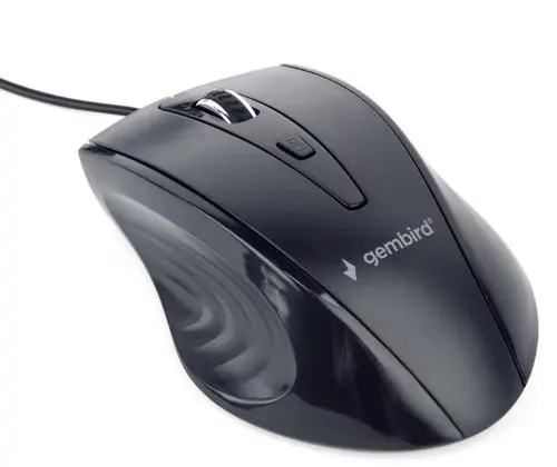 Mouse Gembird MUS-4B-02, 1200 DPI, Optic (Negru)