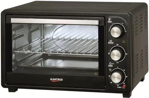 Cuptor electric Albatros A23B2, 1380W, Timer, 23L (Negru)