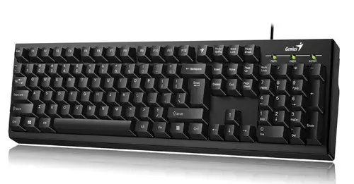 Tastatura Genius 31300005400, USB, US (Negru)