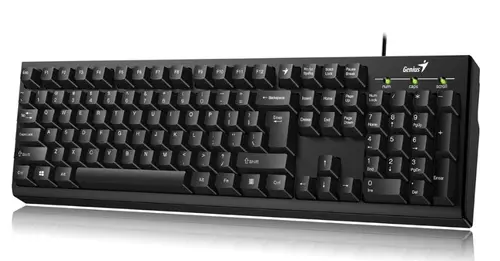 Tastatura Genius 31300005400, USB, US (Negru)