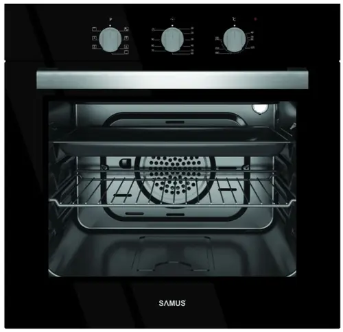Cuptor incorporabil Samus SC618TGV, Electric, 56 L, 7 functii (Negru)