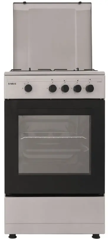 Aragaz Samus SM450BSS, Gaz, 4 arzatoare (Inox)