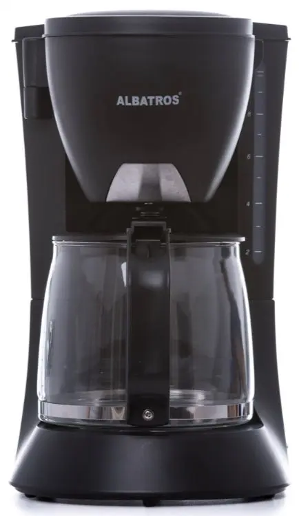 Cafetiera Albatros VERONA BLACK 2, 1.2 L, 680 W (Negru)