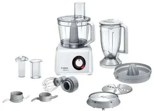Robot de bucatarie BOSCH MultiTalent 8 MC812W620, vas 3.9 l, blender 1.5 l, 1100 W (Alb)