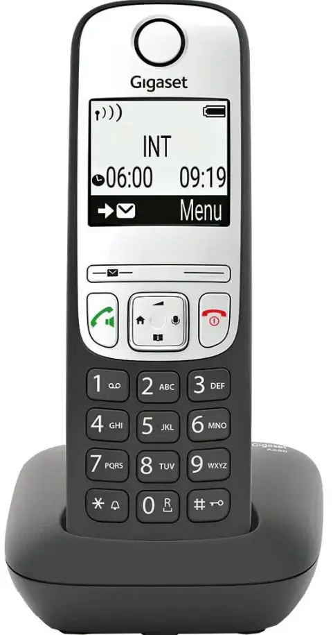 Telefon DECT fara fir Gigaset A690, Caller ID (Negru)