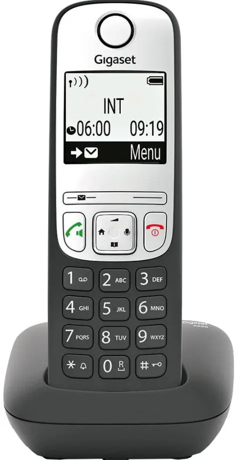 Telefon DECT fara fir Gigaset A690, Caller ID (Negru)