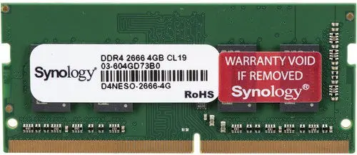 Memorie NAS Synology SODIMM, DDR4, 1x4GB, 2666MHz