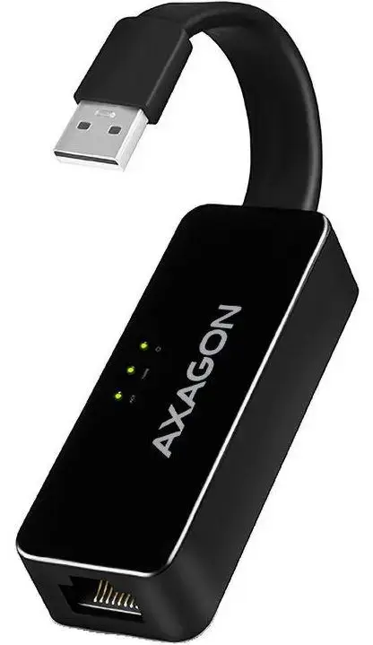 Placa de retea Axagon ADE-XR, USB2.0 - Ethernet (Negru)