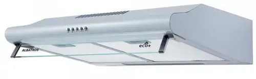 Hota Albatros H10A ECO+, 49 W, 1 Motor, 204.1 W, Filtru metalic dublu-caseta, 60 cm (Alb)