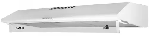 Hota Samus SM92A ECO+, 94 W, 2 Motoare, 380.8 W, Filtru metalic triplu-caseta, 90 cm (Alb)
