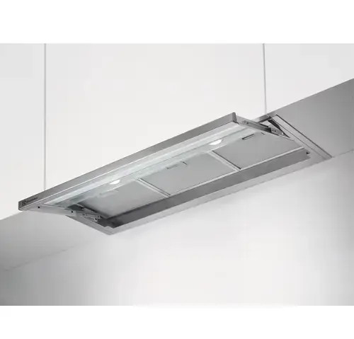 Hota telescopica incorporabila Electrolux LFP539X, Putere de absorbtie 600 mc/h, 1 motor, 90 cm (Inox)