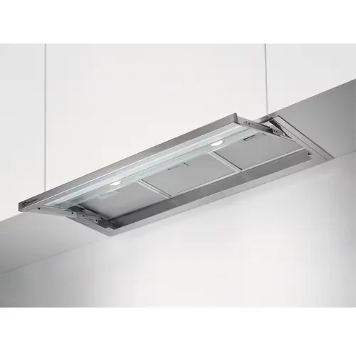 Hota telescopica incorporabila Electrolux LFP539X, Putere de absorbtie 600 mc/h, 1 motor, 90 cm (Inox)