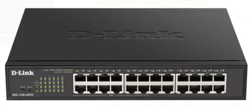 Switch D-Link DGS-1100-24PV2, Gigabit, 24 Porturi, PoE