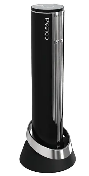 Tirbuson electric Prestigio Maggiore PWO104SL, Autonomie 70 sticle (Negru/Argintiu)
