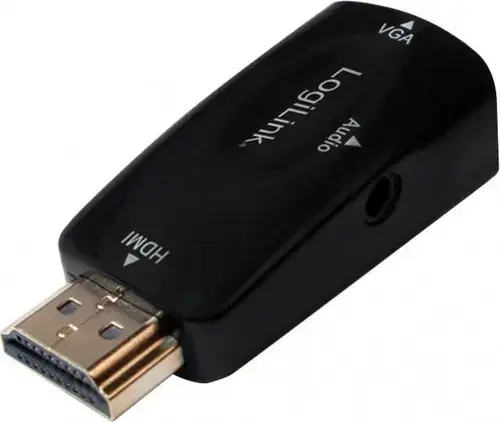 Adaptor LOGILINK CV0107,  HDMI - VGA/Jack 3.5mm, Full HD/30Hz (Negru)
