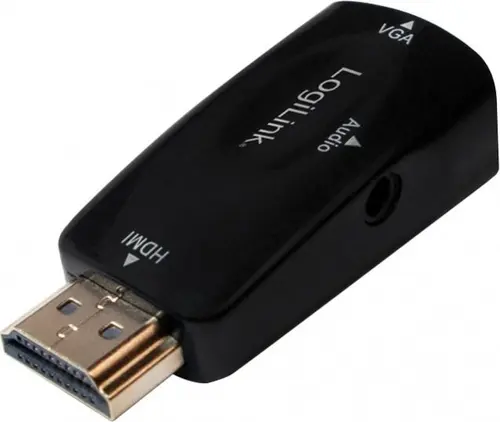 Adaptor LOGILINK CV0107,  HDMI - VGA/Jack 3.5mm, Full HD/30Hz (Negru)