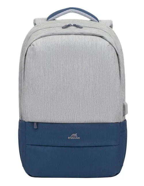 Rucsac Laptop RivaCase 7567, 17.3inch (Gri/Albastru)