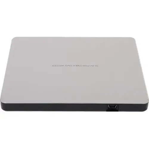 DVD Writer extern Hitachi-LG GP60NS60, Slim, Argintiu