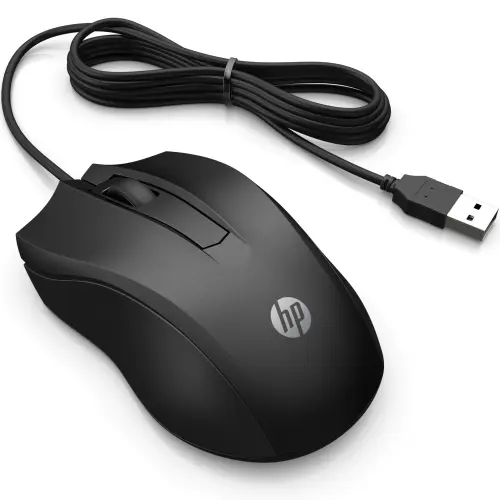 Mouse Optic HP 100, USB, 1600dpi (Negru)