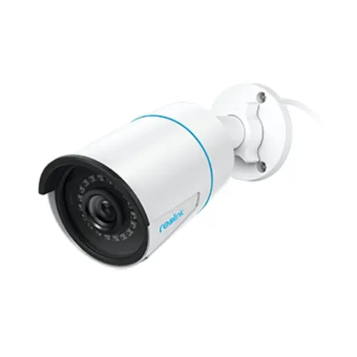 Camera de supraveghere exterior Reolink RLC 510A cu inteligenta artificiala, detectare Persoana/Vehicul, vedere nocturna, slot Micro SD Card, rezolutie de 5MP, avertizare miscare prin notificare pe telefon, Unghi vizualizare orizontal 80° vertical 42°