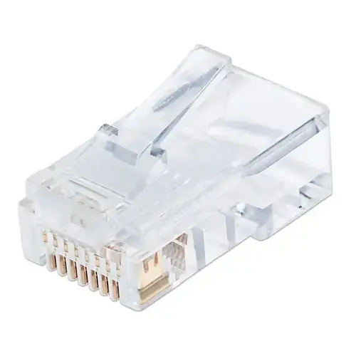 Set de conectori modulari ecranati Gembird, LAN RJ45, 10 bucati