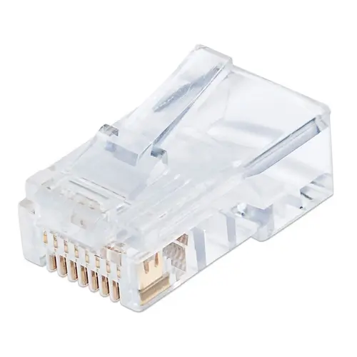 Set de conectori modulari ecranati Gembird, LAN RJ45, 10 bucati