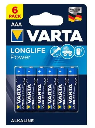Set 6 Baterii VARTA LR03 BLISTER, ALCALINA