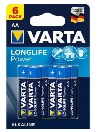 Set 6 Baterii VARTA LR06 BLISTER, ALCALINA