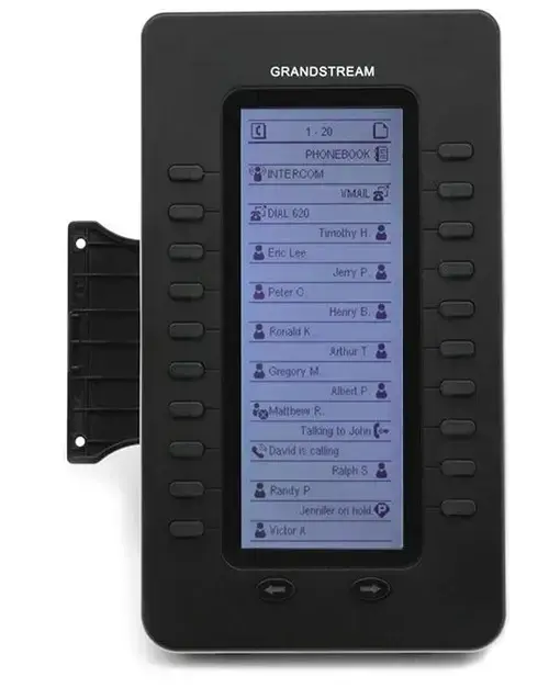 Extensie Telefon VoIP Grandstream GXP2200EXT, Reelif Type C, Negru