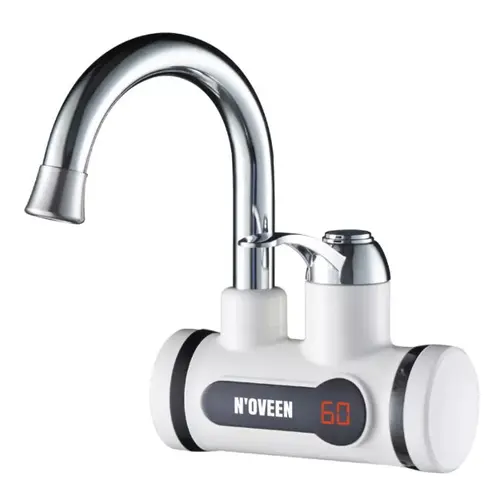 Robinet electric Noveen IWH350, pentru incalzit apa, 3600 W, montare pe perete (Alb)