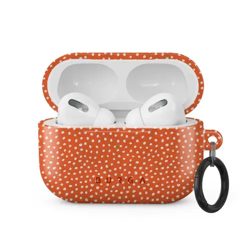 Husa Burga Hard Shell Vintage Edition pentru Airpods Pro, Portocaliu
