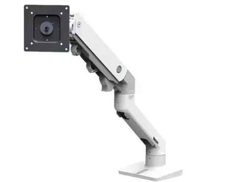 Suport monitor pentru birou Ergotron HX, rotire 360, 19.1kg (Alb)