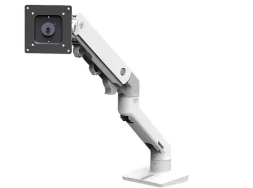 Suport monitor pentru birou Ergotron HX, rotire 360, 19.1kg (Alb)