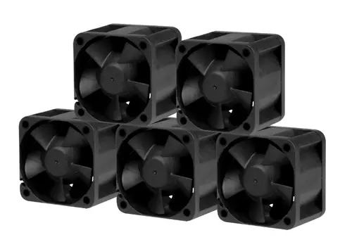 Set 5 ventilatoare Arctic S4028-6K,  40 mm, 6000 rpm (Negru)