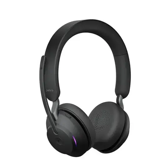 Casti cu microfon Jabra Evolve2 65 MS Stereo, USB Type-C (Negru)